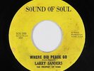 Sweet Soul/Funk 45 - Larry Sanders - Where Did Peace Go - Sound Of Soul VG+ mp3