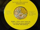 Rare Modern Soul Private 45 Sir Dane and Darius Baby, I Got the Feelin NM HEAR