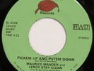 MAURICE MANDER & LEROY STAY CLEAN Pickem Up BLOOD LEAF 45 soul funk NM HEAR