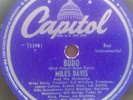 78 rpm Miles Davis Capitol 15404 Budo/Move  all-star bop E