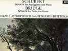 SXL 6426 WB UK SCHUBERT ARPEGGIONE / BRIDGE CELLO SONATA ROSTROPOVICH BRITTEN NM