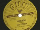 ROCKABILLY 78 - EARL PETERSON -  BOOGIE BLUES  - HEAR- 1954 SUN 197