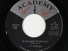 Northern Soul 45 - J.T. Parker - If You Want To Hold On - Academy - mp3