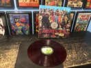 THE BEATLES SGT PEPPERS LONELY HEARTS CLUB BAND JAPAN RED VINYL LP NOOBI AP-8163
