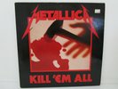 Metallica Kill 'Em All Thrash Metal Rock 1983 Megaforce Vinyl Record Album LP
