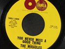 MIRACLES: I'll Try Something New / You Never Miss A Good Thing 45 (xol) Soul