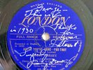JIMMY DORSEY 1950 London reissue of 1930 UK Decca 78 AUTOGRAPHED BY JIMMY  E+