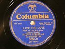 JAZZ JACQUES RENARD ORCHESTRA SMITH BALLEW I Live For Love COLUMBIA 3090  E+