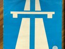 KRAFTWERK - AUTOBAHN  VG+ VINYL LP / Textured sleeve / 1st Pressing 1974