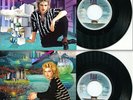 KIM WILDE Chequered Love 45 + Love Blonde 45 in UNIQUE 1 print ONLY art sleeves