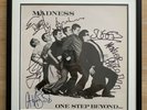 Madness,One Step Beyond LP, Rare,Fully Signed/Framed Ska Memorabilia.2 Tone.COA.