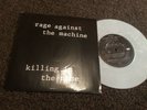RAGE AGAINST THE MACHINE KILLING IN THE NAME UK EPIC 658492 7 MARBLE VINYL EX/EX
