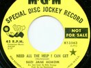 SUZI JANE HOKOM on MGM —NEED ALL THE HELP I CAN GET— soul mod r&b 45 | NM PROMO