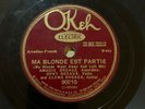 CAJUN FRENCH 78 AMADIE BREAUZ OPHY CLEMO BREAUX MA BLONDE EST PARTIE OKEH VG+