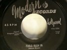 The CADETS 45 Fools Rush In / I'll be spinning MODERN doowop Orig. press   #1120