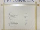 Led Zeppelin 1 White Label Promo  Super Rare  With Letter Authentication