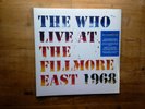 The Who Live At The Fillmore East 1968 NEW SEALED 3 x Vinyl LP Record 50th Anniv