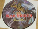 Iron Maiden - Piece of Mind - Picture Disc (US) Capitol Rec. SEAX-12306 Sticker