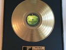 The Beatles - Abbey Road GOLD VINYL RECORD IN FRAME