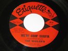 WAILERS - We're Goin' Surfin' / Shakedown 45 Etiquette ET 6 SURF Garage Rock EX