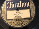 SAM BUTLER   POOR BOY BLUES 78   VOCALION 1057   BO WEAVIL JACKSON   Rare Blues