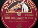1933 Jazz-Age 78 COMEDIAN HARMONISTS - Guter Mond, Du Gehst So Stille *HEAR