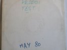 THROBBING GRISTLE 2nd Annual Report - UK White Label Test Press LP - Fetish