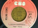 ROLLING STONES - Mixed Emotions / Fancy Man Blues - RARE COSTA RICA 45 promo