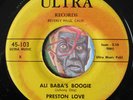 HEAR Preston Love 45 Ali Baba's Boogie/Thats All Right EX tittyshaker R&B rocker