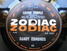 Rare Sandy Edmonds Tuff Garage Rock PsycheNice “Listen People” Zodiac-Mod Gem