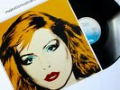 BLONDIE HEART OF GLASS 12 INCH VINYL + DEBBIE HARRY ANDY WARHOL LITHO N.MINT