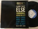 CANNONBALL ADDERLEY something else BLUE NOTE 1595 NY USA DG RVG EARMARK VG++