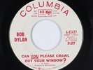 Folk Rock 45 - Bob Dylan - Can You Please Crawl - Columbia - mp3 - promo