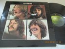 BEATLES..LET IT BE. SUPERB EARLY UK ISSUE, (RED APPLE REAR)APPLE  LABEL PCS 7096