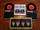Beatles vs Four Seasons,  7 Inch Oldies 45 Set - Vee Jay Rel. w/ mini poster
