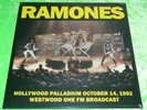 RAMONES : Live Hollywood Palladium, October 14th 1992 - LP NEW & SEALED