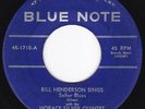 Jazz Latin Noir BILL HENDERSON w/HORACE SILVER Señor Blues 45-only HEAR
