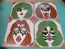 KISS 4 x Promo Paper Mask for The Originals II 3LP Victor Japan VIP-9504/6