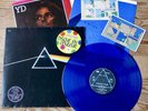 PINK FLOYD DARK SIDE OF THE MOON BLUE VINYL STICKERS POSTERS 1978 HARVEST DC13