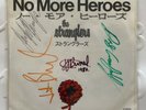 THE STRANGLERS 1977 Mint 'No More Heroes’ Autographed Punk 7