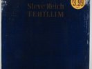 STEVE REICH Tehillim ECM 1-1215 LP SEALED