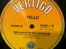 Yello ?– Live At The Roxy N.Y. Dec 83   Vinyl 12