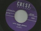 ROCKABILLY - BO DAVIS w/ EDDIE COCHRAN -  LET'S COAST AWHILE  -HEAR -1956 CREST