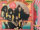 KISS HOTTER THAN HELL LP COLORED W/POSTER