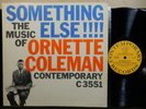 ORNETTE COLEMAN Something Else  LP CONTEMPORARY C3551 MONO DG 1958 Jazz CHERRY