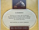 RARIETY  ROSTAL / HORSLEY  Schubert Sonatas Vln & Pno- HMV CLP 1112/13  RARIETY