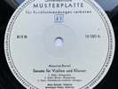 RARE FACTORY SAMPLE  MAX ROSTAL Sonatas Ravel / Mihalovici - DGG 18520 RARIETY