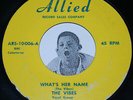 Doo Wop 45 THE VIBES You Are / What's Her Name Allied