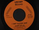 TAURUS AND LEO: I Ain't Playing Baby / Goin' Out The World Backwards 45 Soul