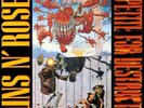 GUNS N' ROSES - APPETITE FOR DESTRUCTION, BANNED ROBOT COVER- LP - COLORED VINYL
